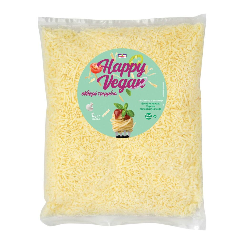 HAPPY VEGAN σκληρό τριμμένο 8x1kg